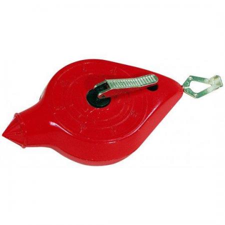 Cordeaux métal rouge 30m fil 1mm tresse Taliaplast 400461